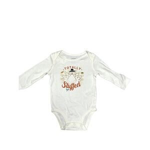 Carter's Baby's " Totally Stuffed" Long Sleeve Turkey One Piece 3 Months